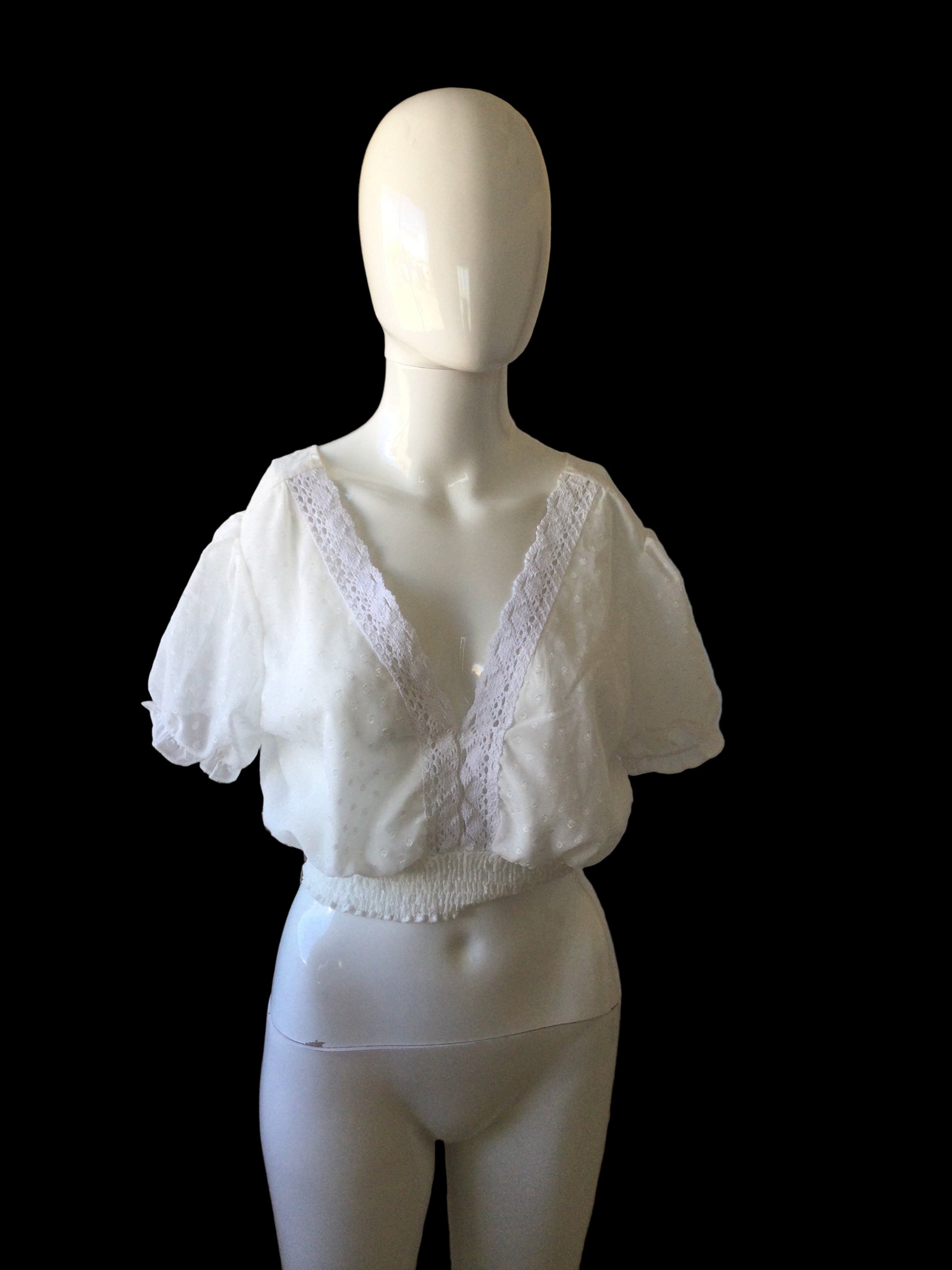 Romwe Size medium white top TT0474￼