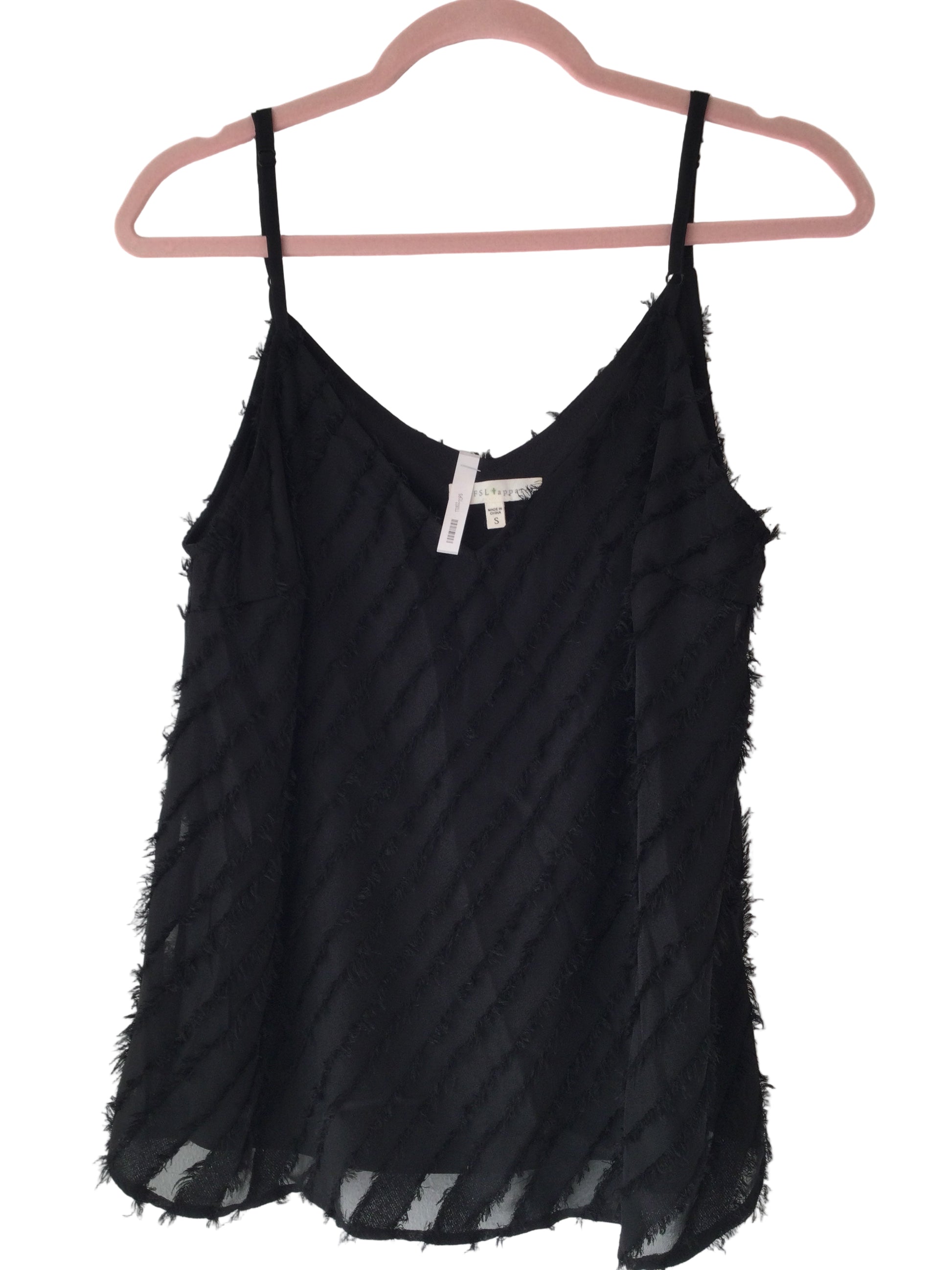 FSL apparel size small black top TT0822
