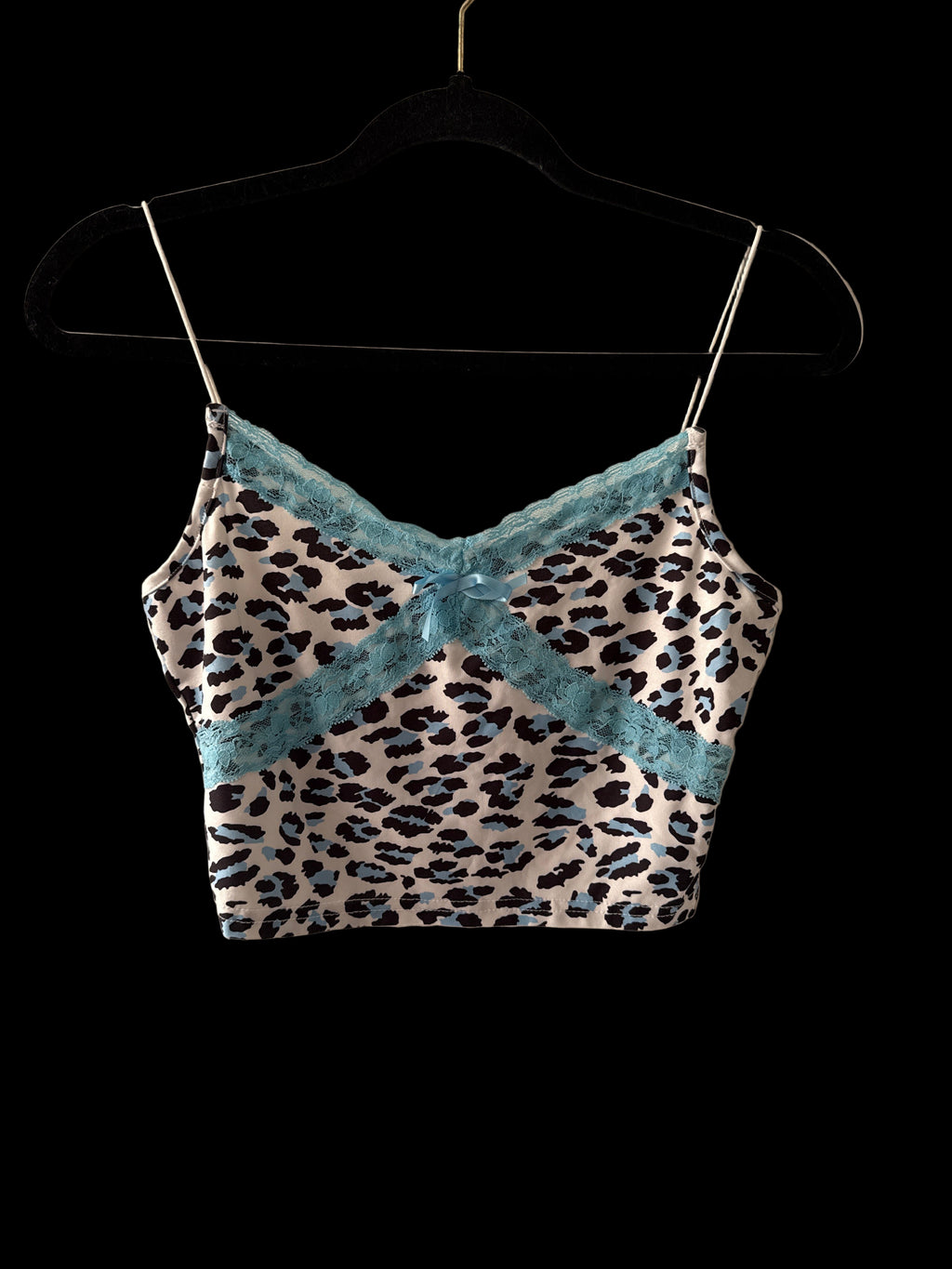 Y2k crop top animal print size large  TT4365
