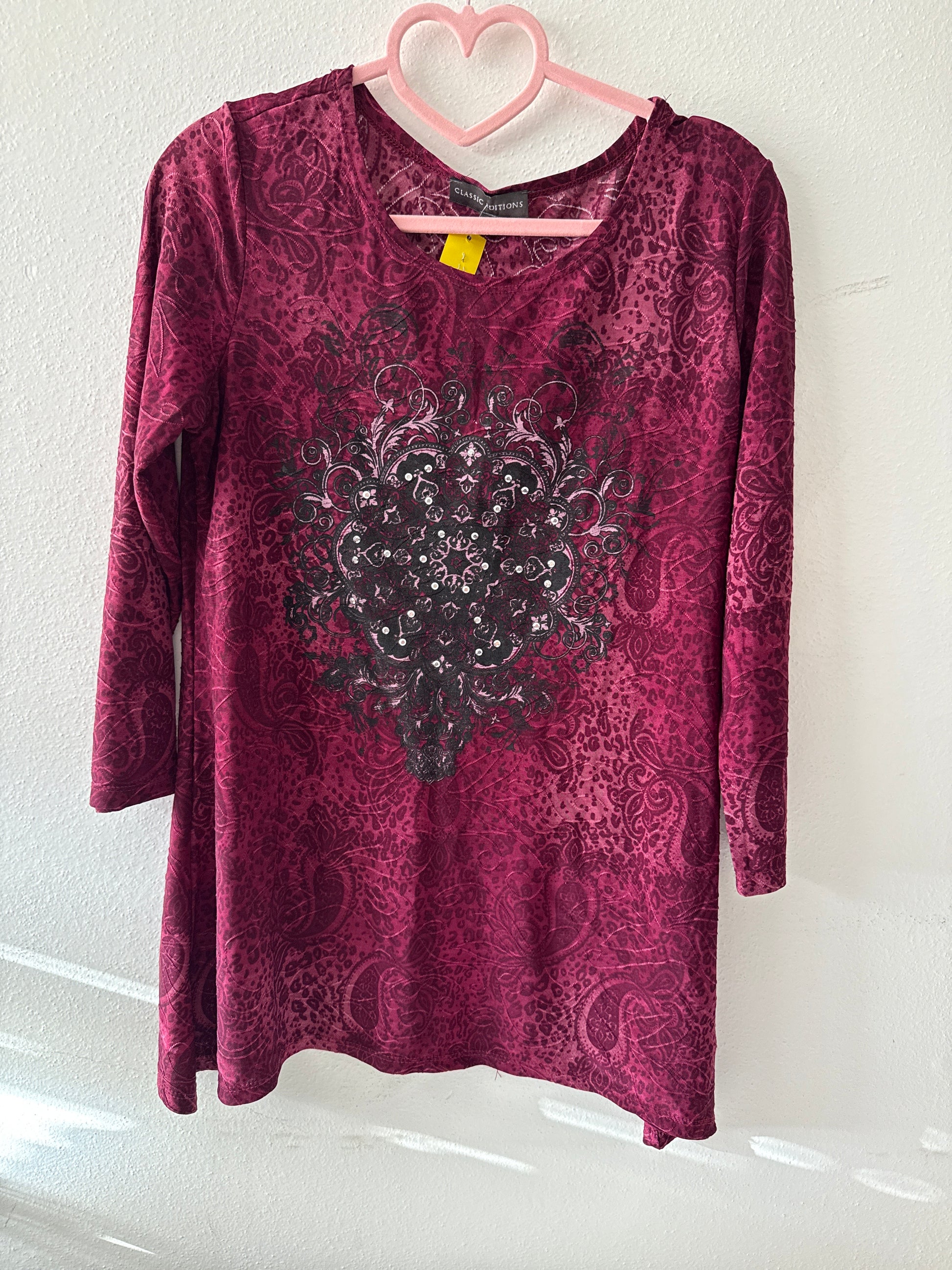 Y2k top size small color purple TT4245