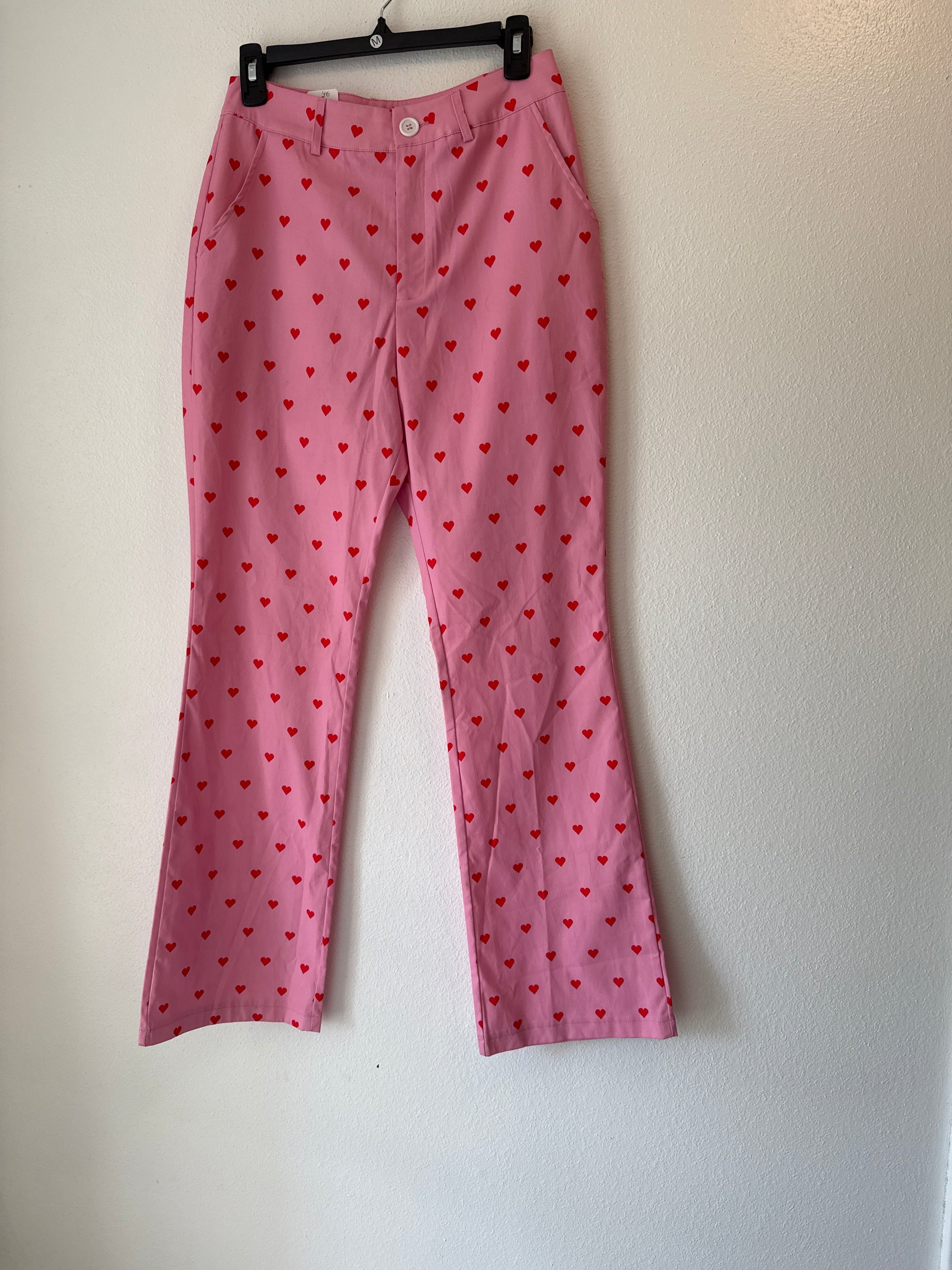 PINK HEARTS PANTS SHEIN SIZE 2 BT0029