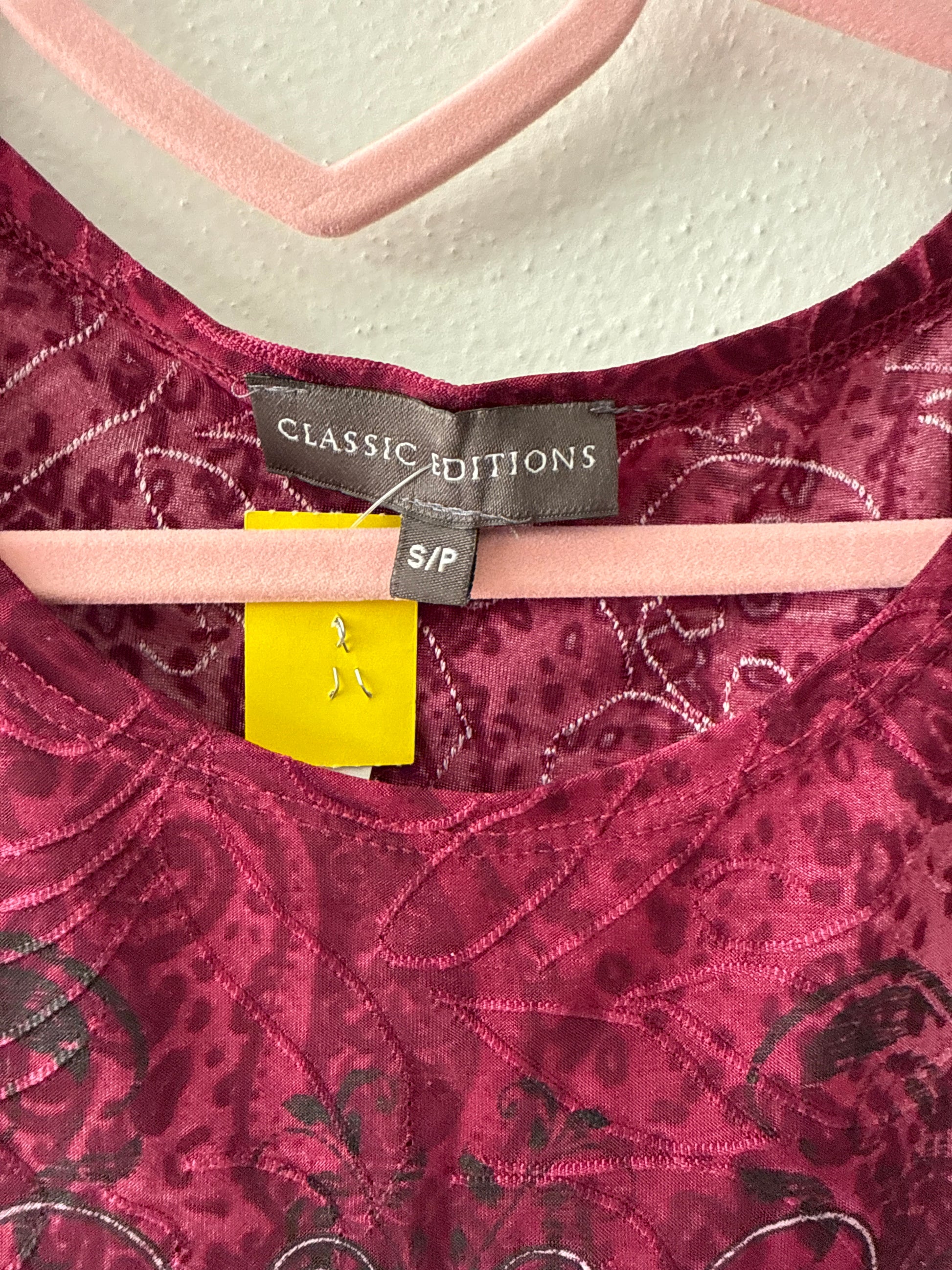 Y2k top size small color purple TT4245
