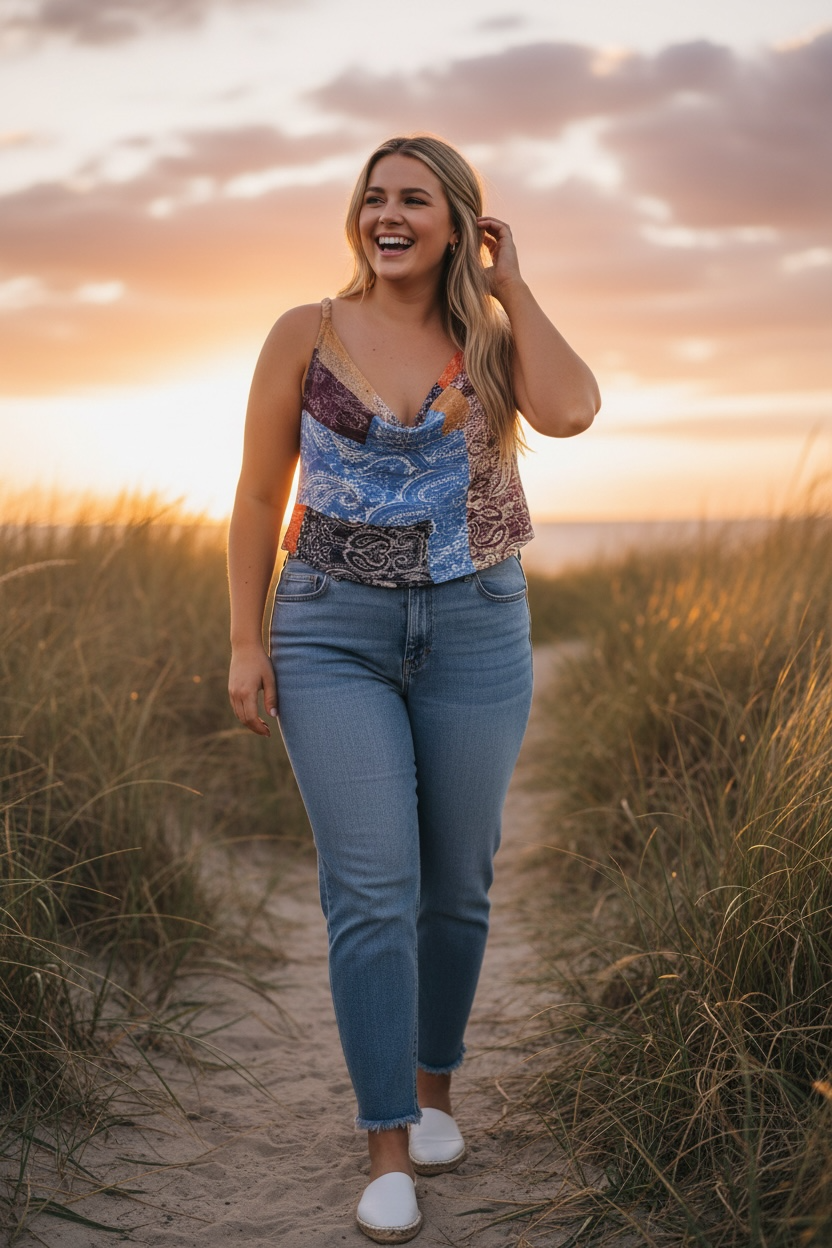 Large top free people