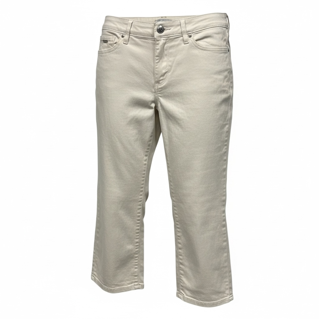 Nine West jeans Christie Capri size 12 white￼ BB01282