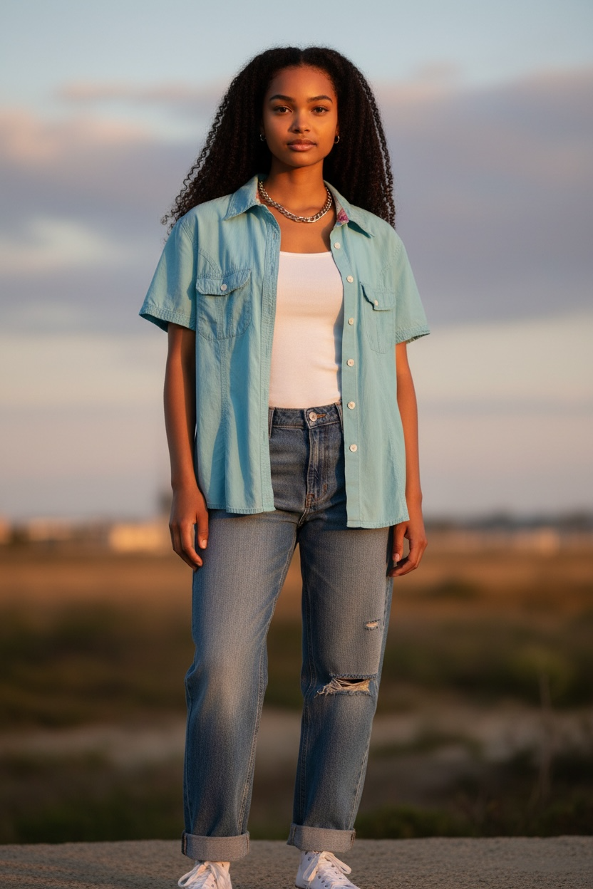 VAN HEUSEN medium top