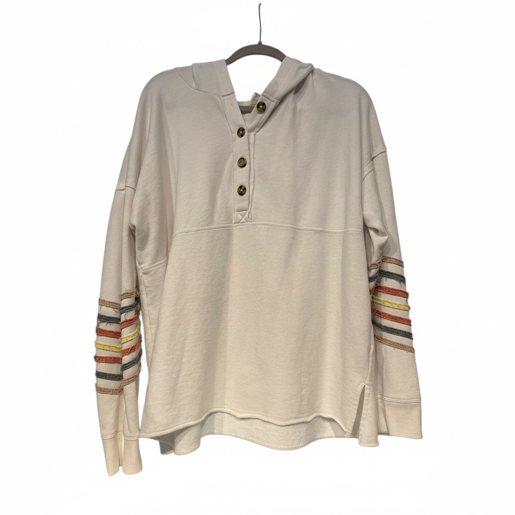 MAURICES extra large button down sweatshirt space TT0966