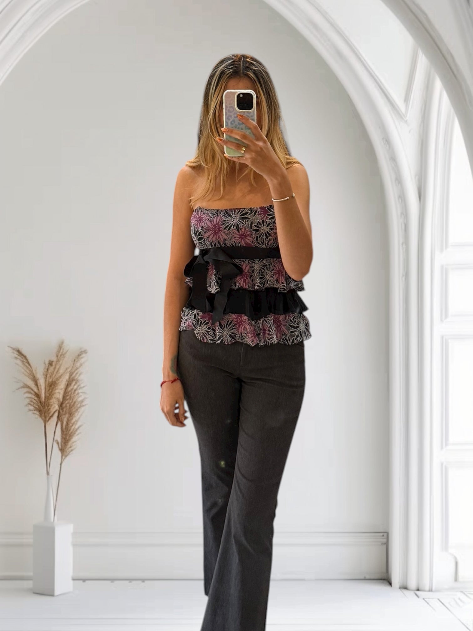 BEBE STRAPLESS TOP VINTAGE