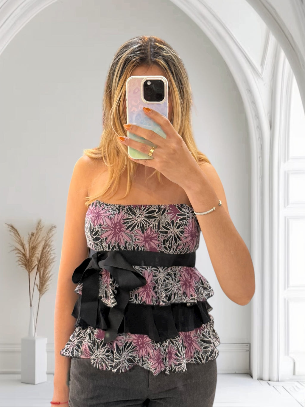 BEBE STRAPLESS TOP VINTAGE