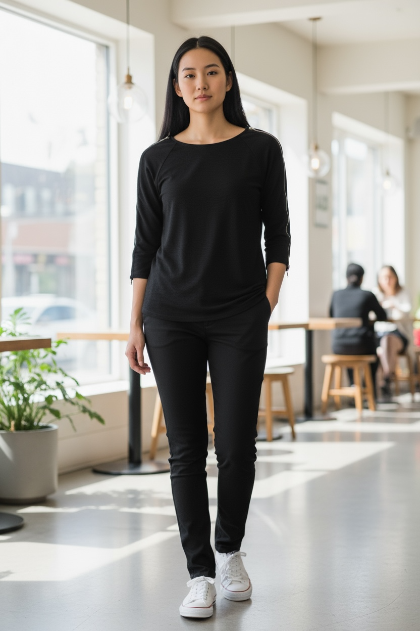 INC BLACK TOP WITH SIPPER ACCENTS SMALL