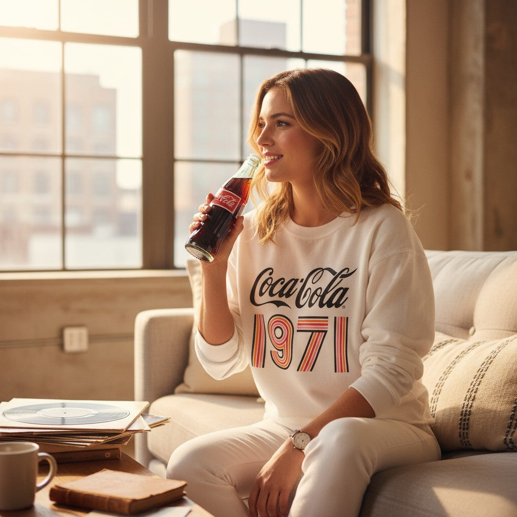 COCA COLA SWEATSHIRT SIZE MEDIUM