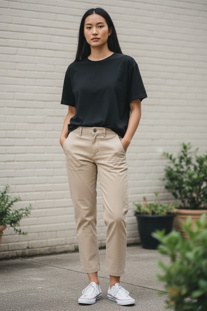 EVERLANE CREAM PANTS SIZE 2 BB01321