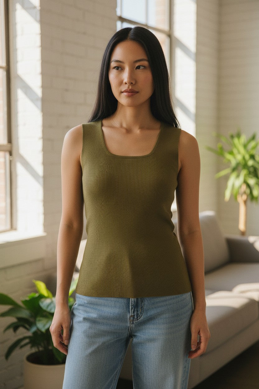 CHICO'S DESIGN VINTAGE GREEN TOP SIZE 0