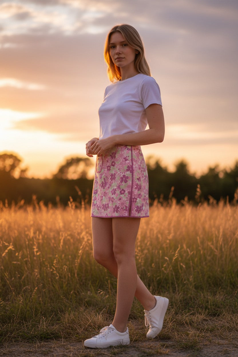 FLORAL SKIRT SIZE 6